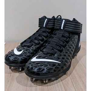 Nike Force Savage Pro 2 Football Cleats Men's Size 10.5‎ Black AH4000-002 NWT